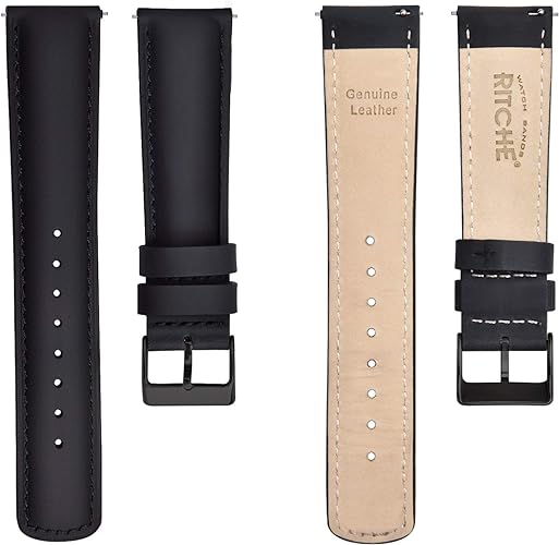 Ritche Quick Release Leather Watch Bands Genuine Watch Straps - UK GEMS